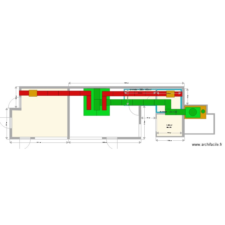 reseaux des hottes vue de dessus 4 aout. Plan de 0 pièce et 0 m2