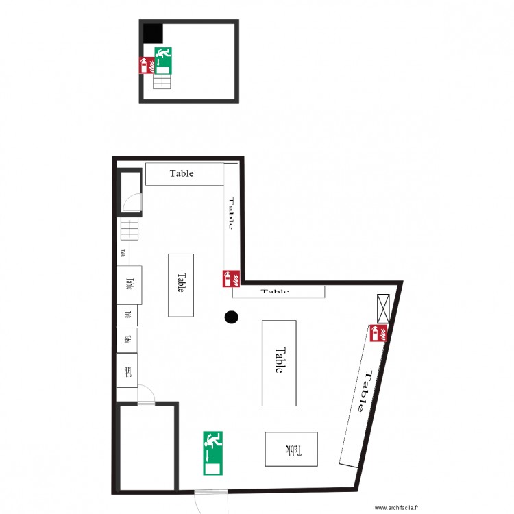 alim. Plan de 0 pièce et 0 m2