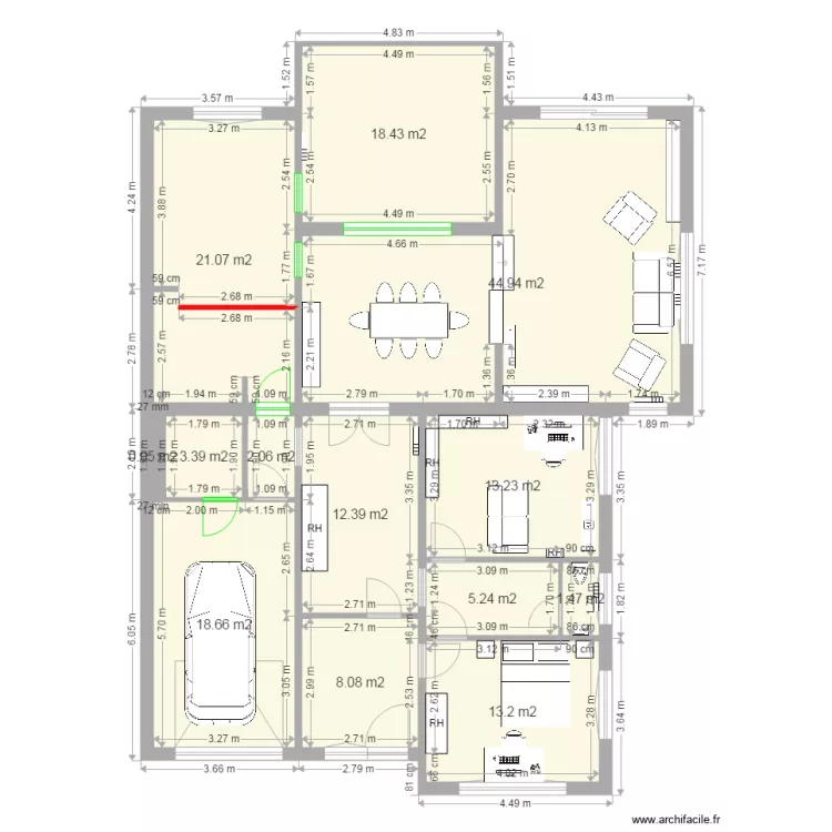 Moulin RDC 10 03. Plan de 