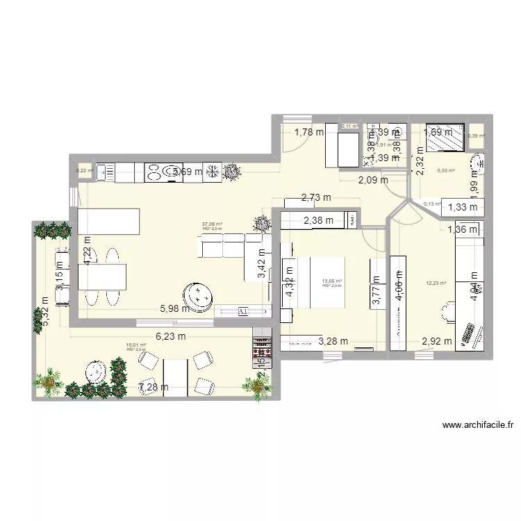 plan appartement . Plan de 