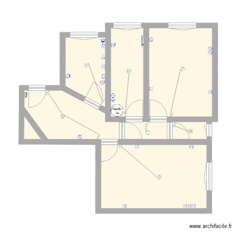 COURBEVOIE GDA. Plan de 0 pièce et 0 m2