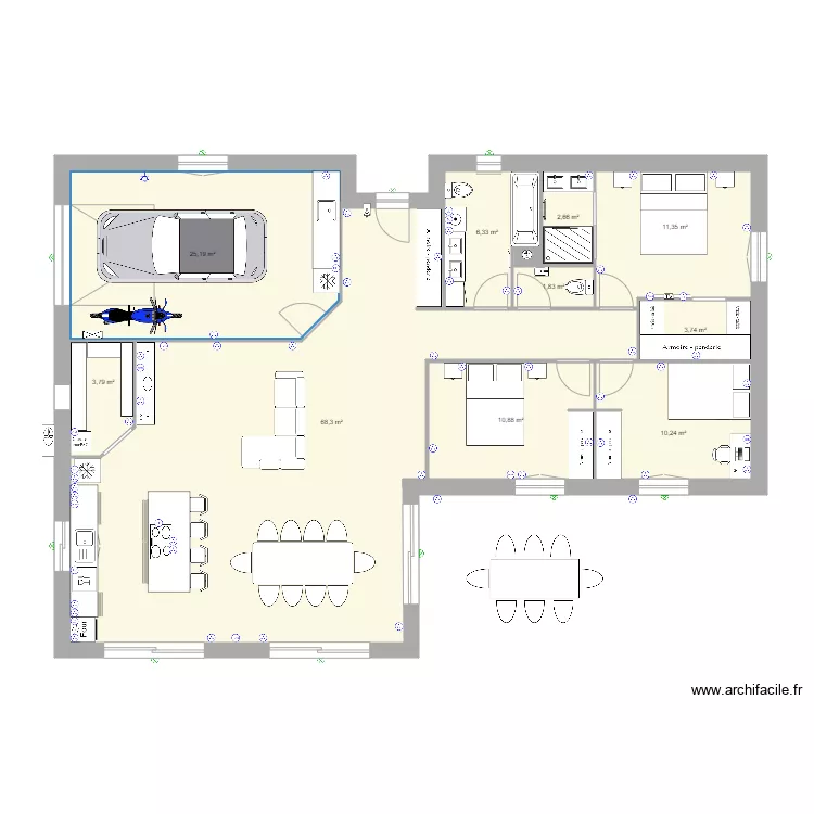 maison pp bu toiture. Plan de maison pp bu toiture. Plan de