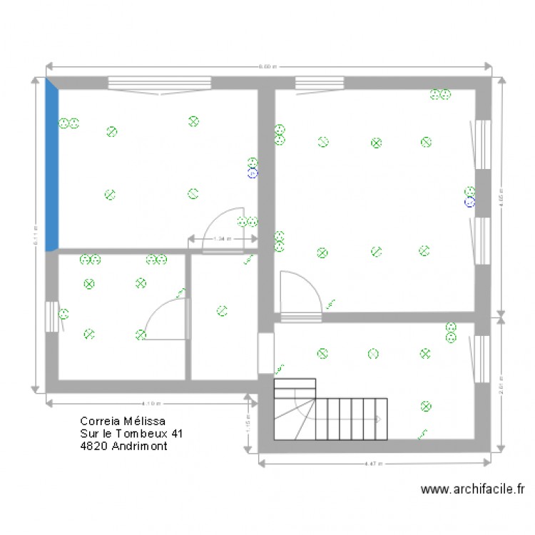 mélisa. Plan de 0 pièce et 0 m2