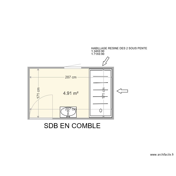 DUFAIX BEATRICE . Plan de 0 pièce et 0 m2