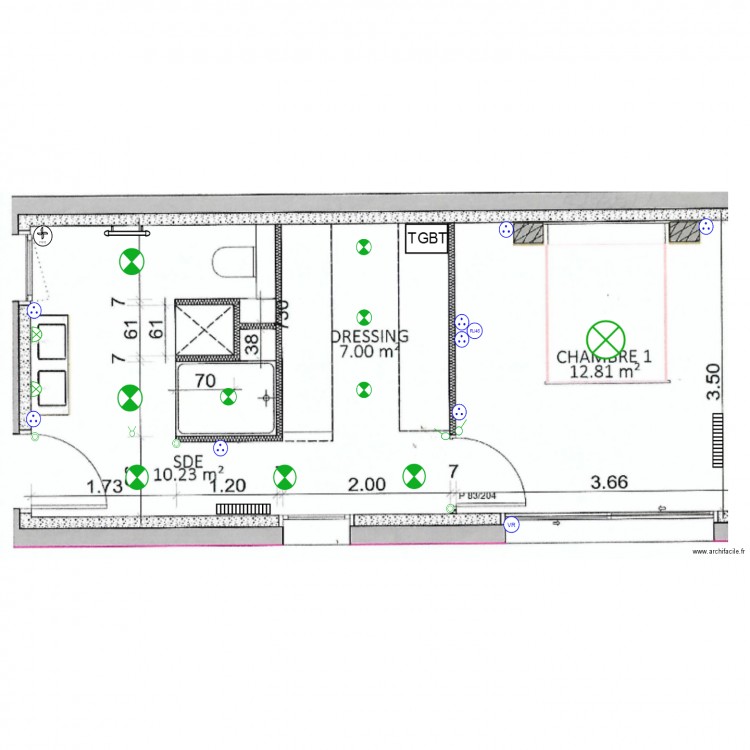 PLAN ELEC SAUQUET. Plan de 0 pièce et 0 m2