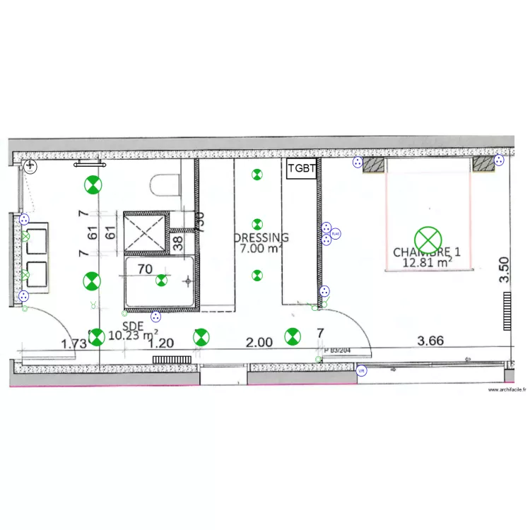 PLAN ELEC SAUQUET. Plan de PLAN ELEC SAUQUET. Plan de