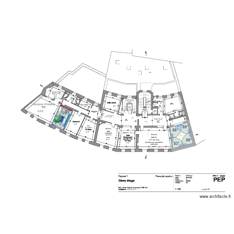 ArchesPepinet2eme. Plan de 0 pièce et 0 m2