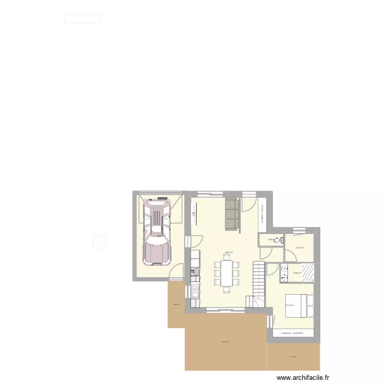 Plan3. Plan de 6 Pièces et 82 m² Plan3. Plan de 6 Pièces et 82 m²