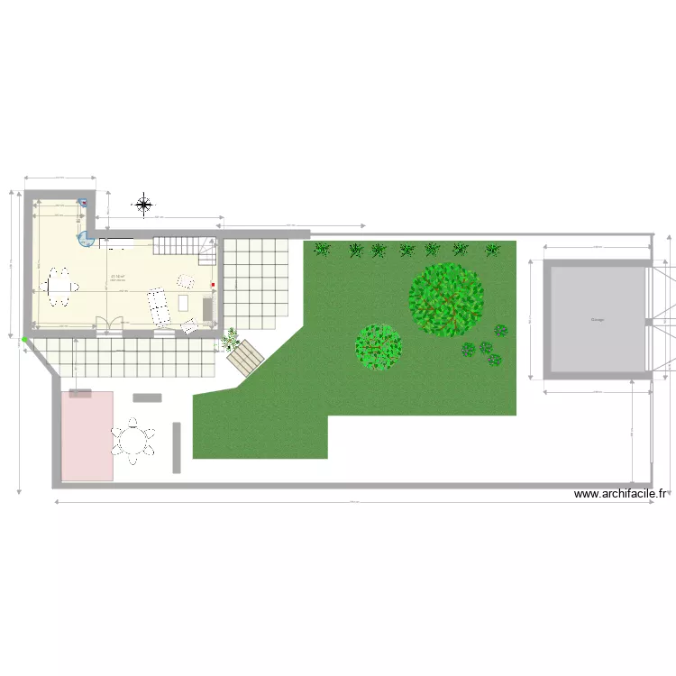 plan masse actuel . Plan de plan masse actuel . Plan de