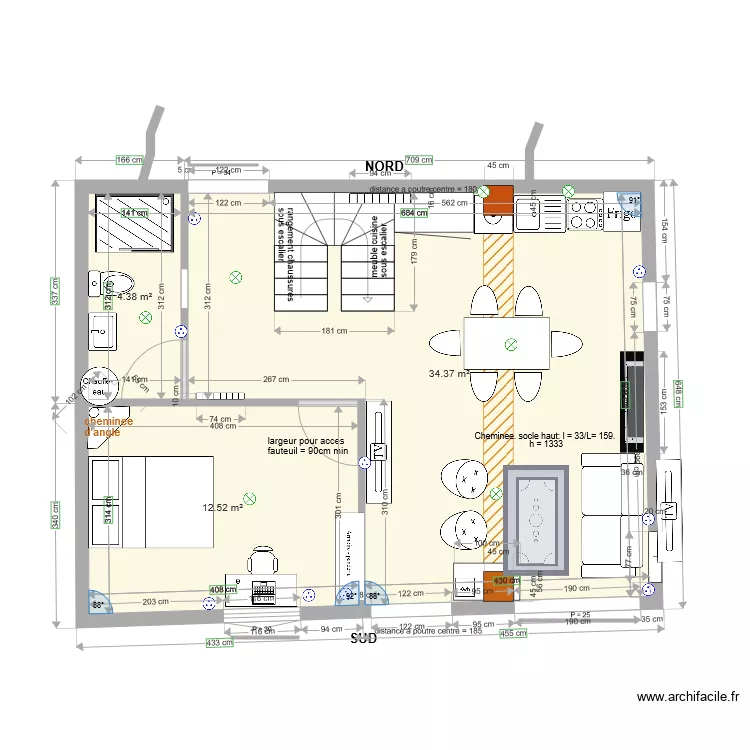 RDC Pinceloup 1 Option9. Plan de 