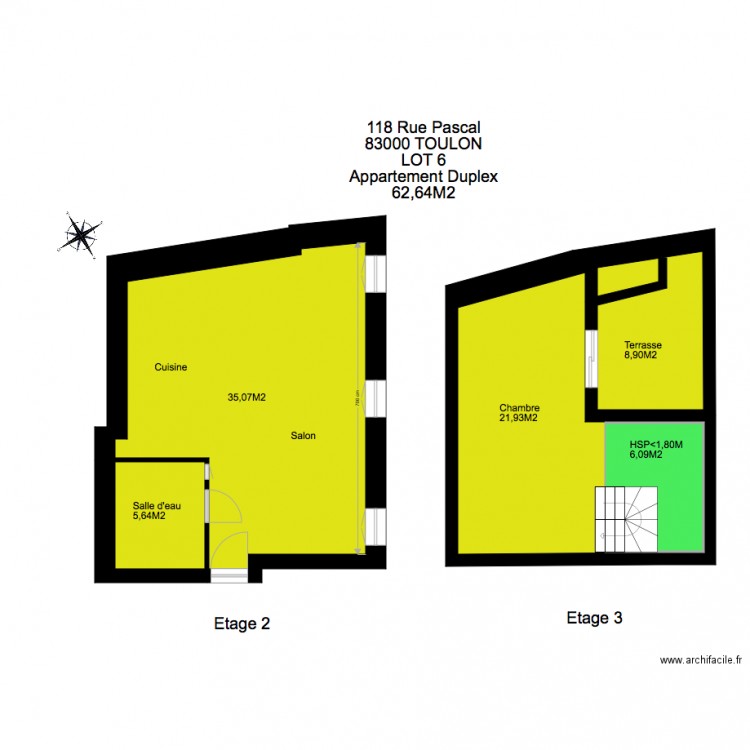 LECA. Plan de 0 pièce et 0 m2