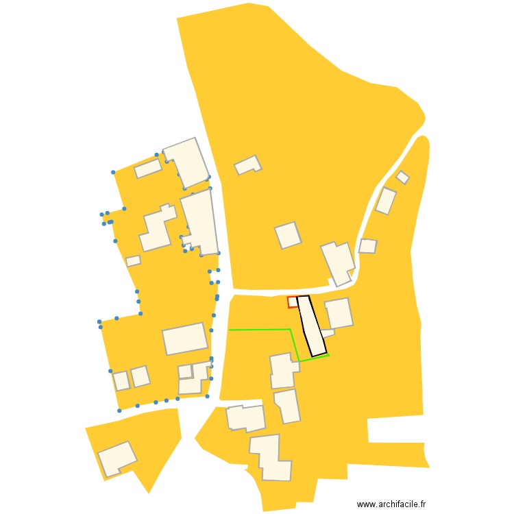 Plan de masse . Plan de 0 pièce et 0 m2