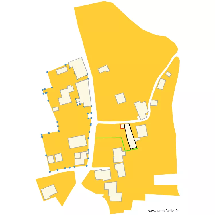 Plan de masse . Plan de 