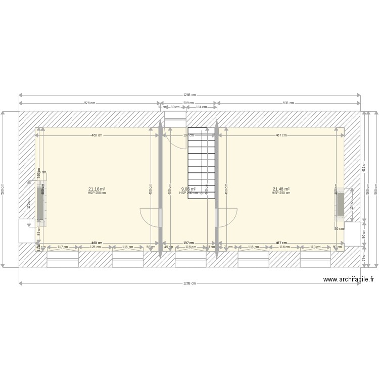 Bourg rez de chaussée. Plan de 0 pièce et 0 m2