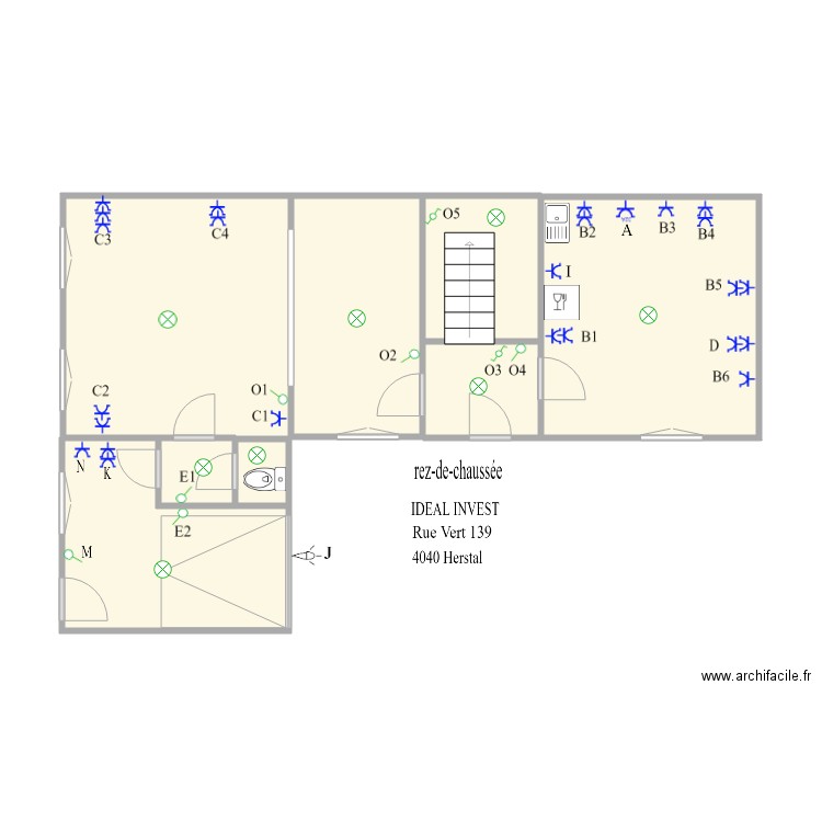 Herstal. Plan de 0 pièce et 0 m2