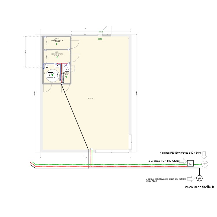 LOCAL SALLE DE SPORT SAINT JULIEN. Plan de 0 pièce et 0 m2