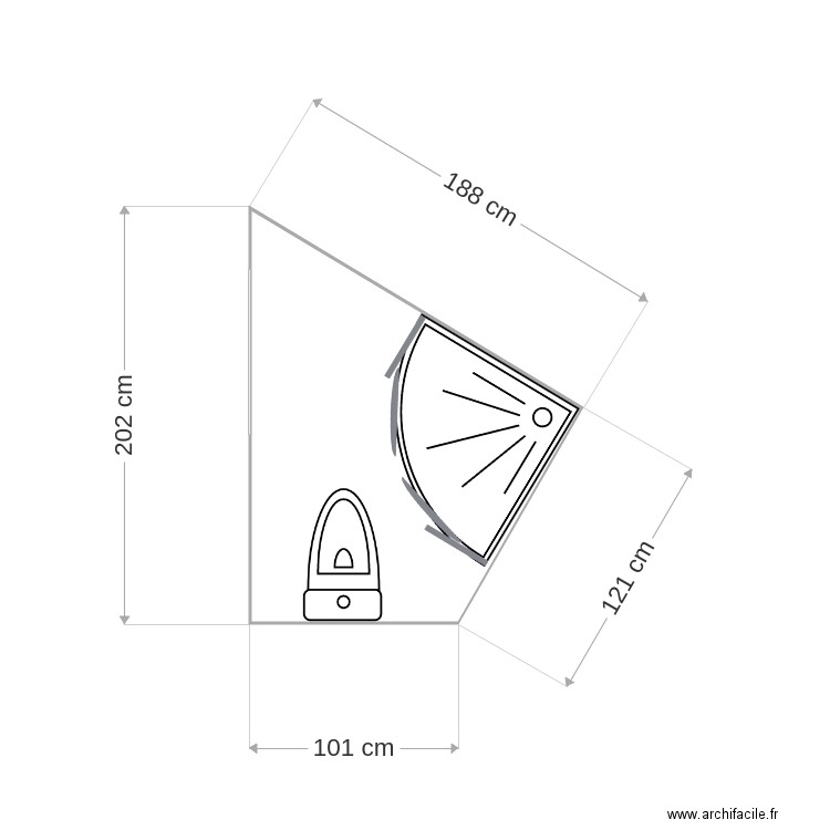 pool house int. Plan de 0 pièce et 0 m2