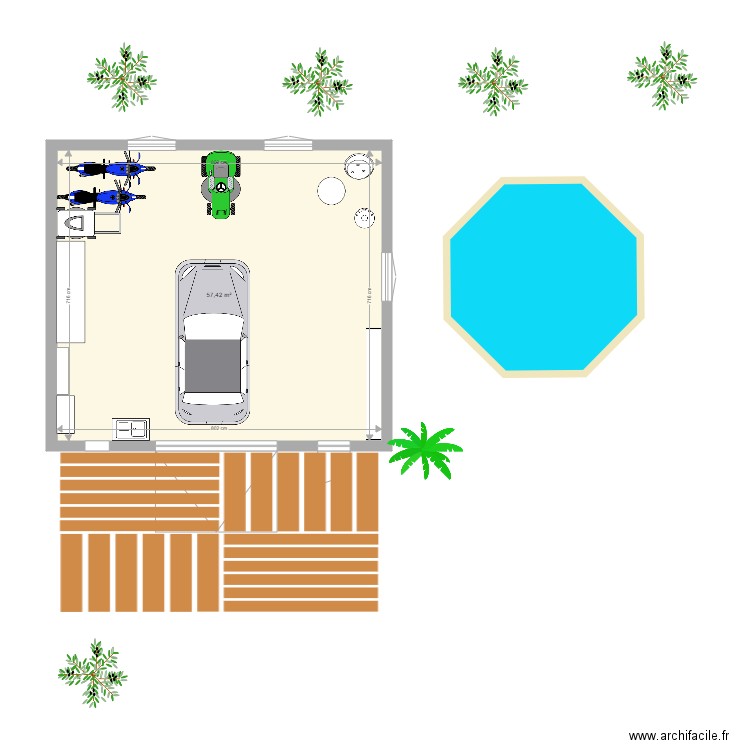 garage bibi 2. Plan de 0 pièce et 0 m2