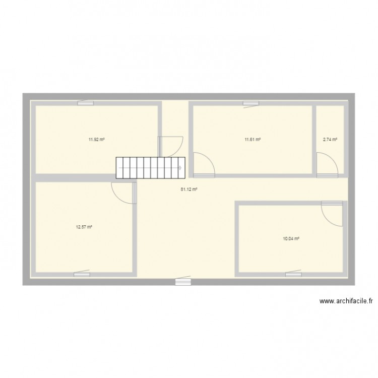 etage maison. Plan de 0 pièce et 0 m2