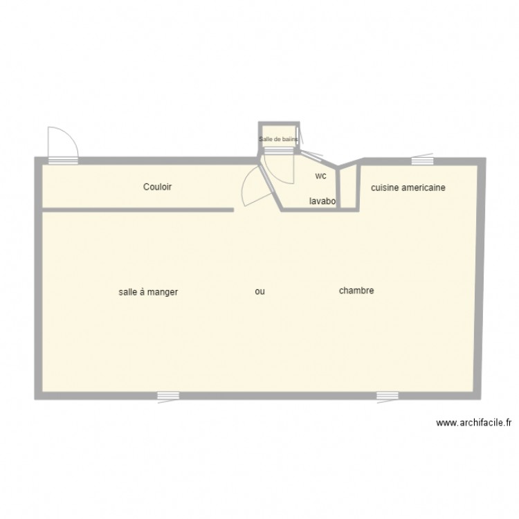 plan du 5ème gauche2. Plan de 0 pièce et 0 m2