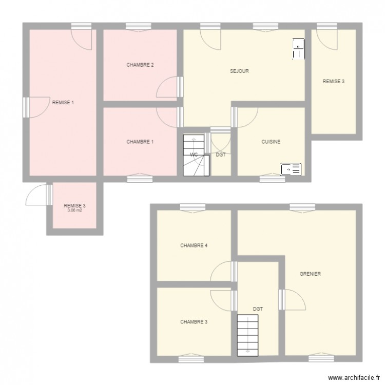 AUVRAY. Plan de 0 pièce et 0 m2
