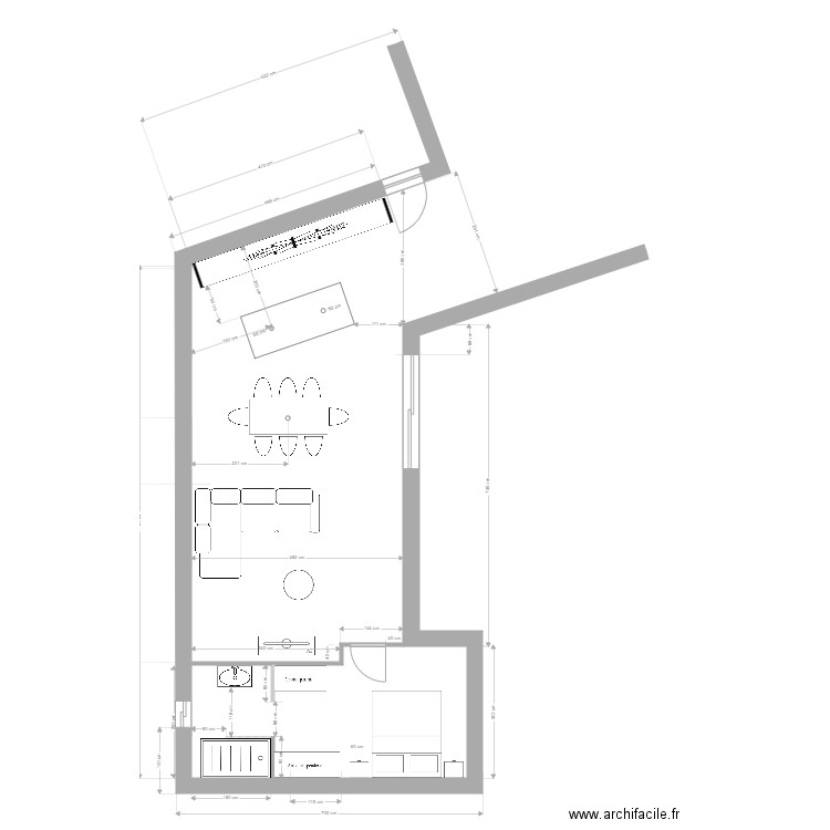 plan guillaume chambre 1 C. Plan de 0 pièce et 0 m2