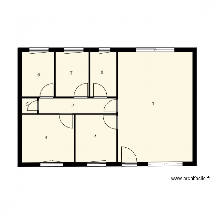 essaie. Plan de 0 pièce et 0 m2