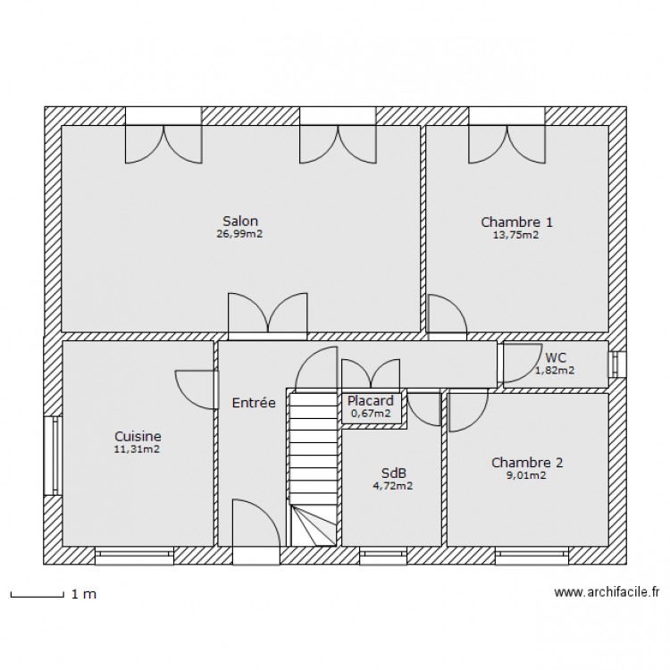 Cornouaille-RdC-Copie. Plan de 0 pièce et 0 m2