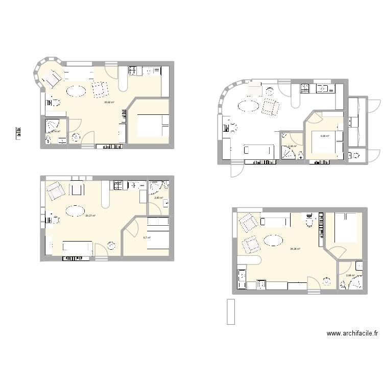 saint cognan cabane. Plan de 9 pièces et 120 m2