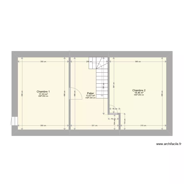 Plan R+1 Habitable . Plan de Plan R+1 Habitable . Plan de