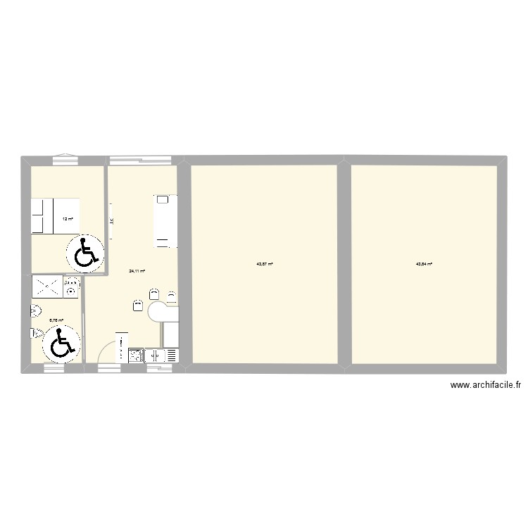 T2 PMR. Plan de 0 pièce et 0 m2