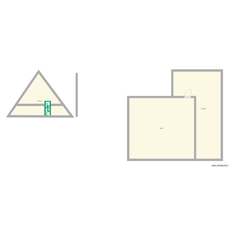 81 test. Plan de 0 pièce et 0 m2