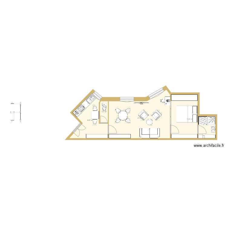 MF projet 1. Plan de 0 pièce et 0 m2