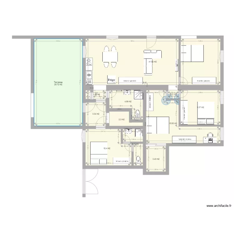 UAP Studio. Plan de 