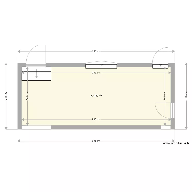 Terrasse Letscher. Plan de 