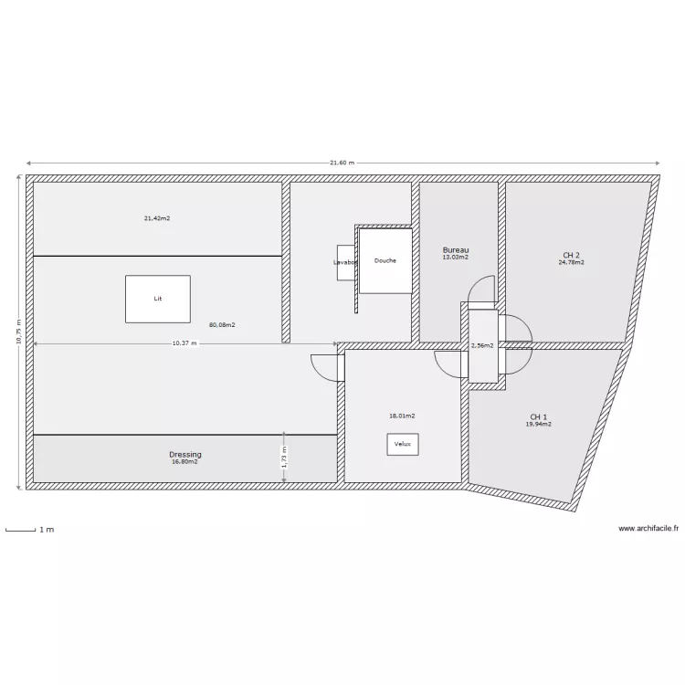 maison. Plan de maison. Plan de