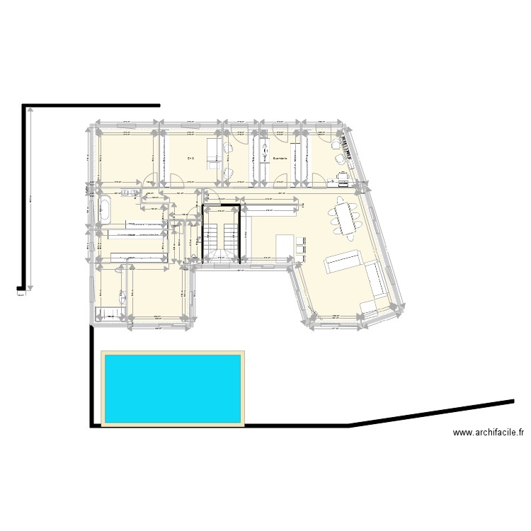 Etage montmorot placo. Plan de 0 pièce et 0 m2