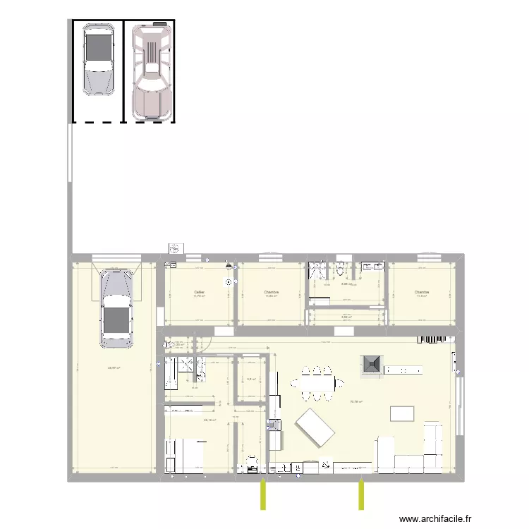 101 revisit&eacute;. Plan de 