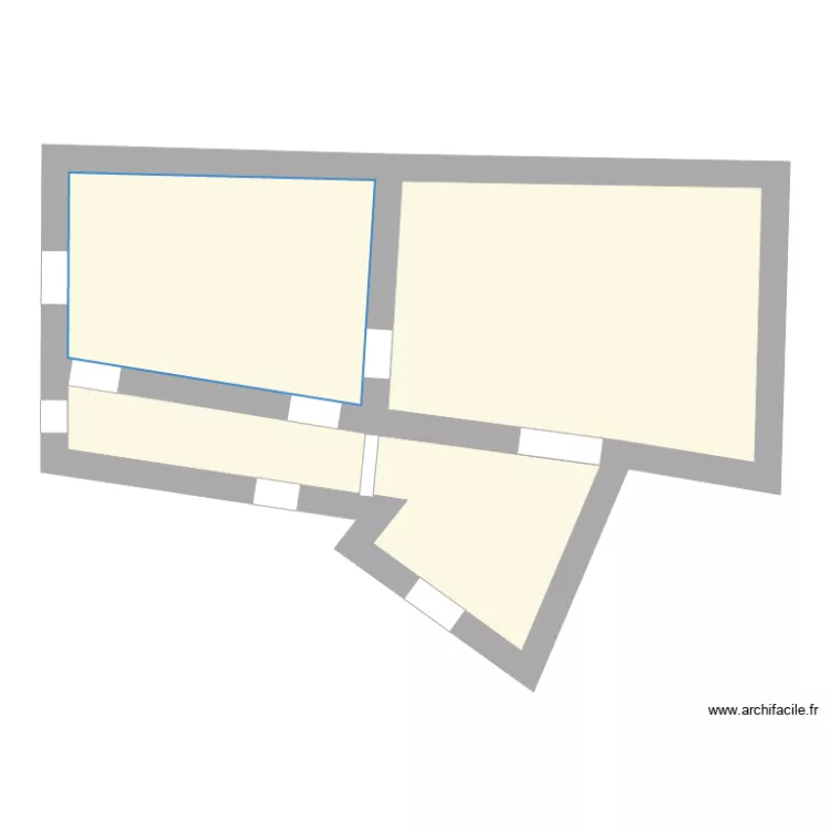 Projet G&icirc;te 1. Plan de 