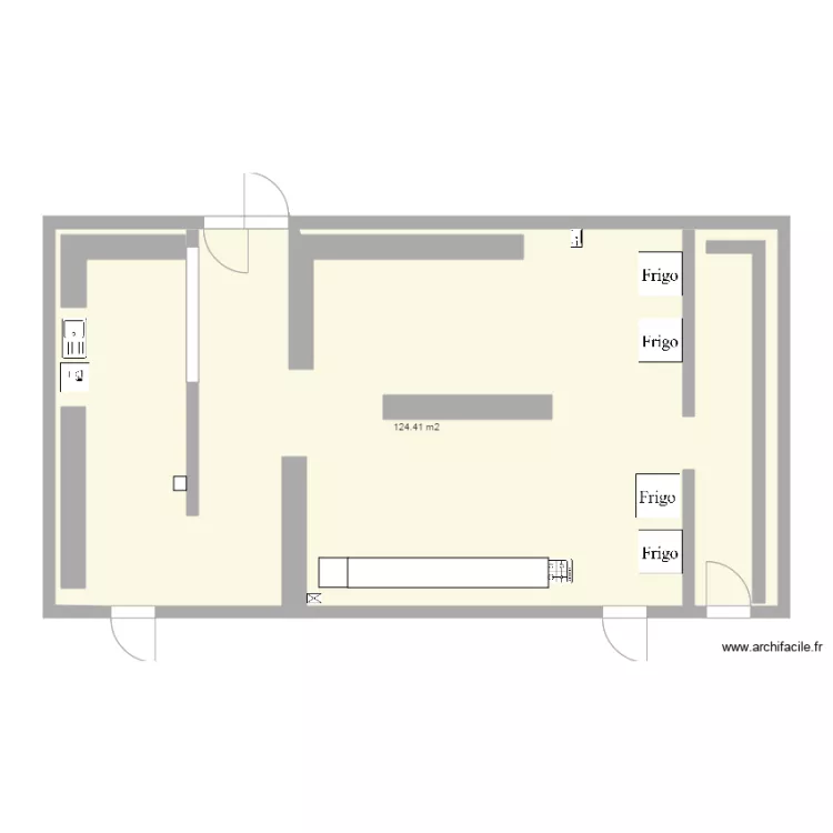 CUISINE PATIO. Plan de 