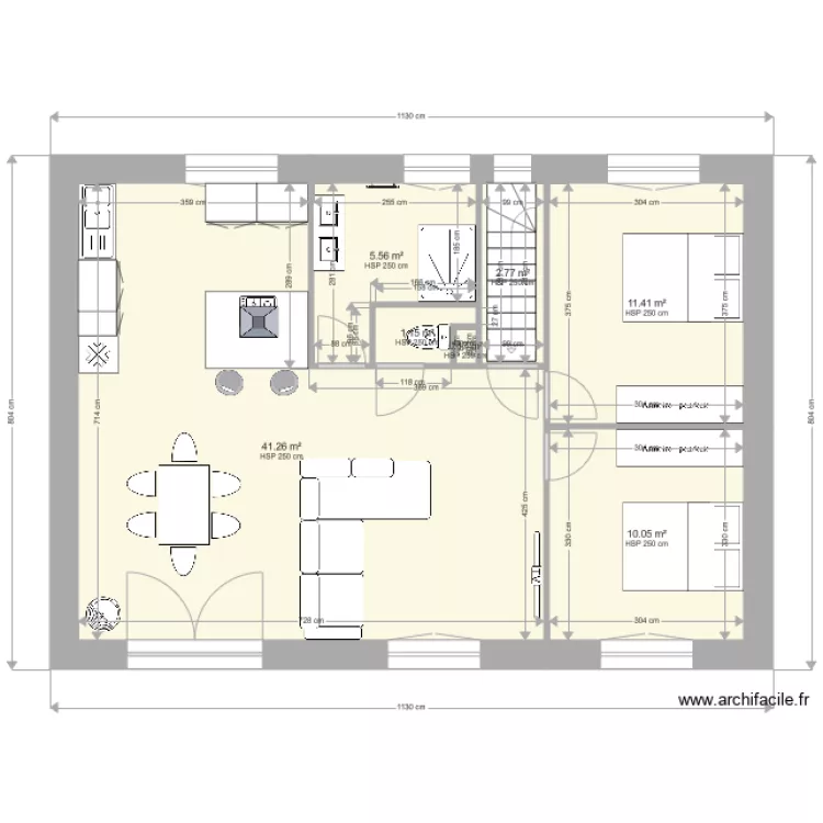 selli&egrave;res BALAZS projet. Plan de 