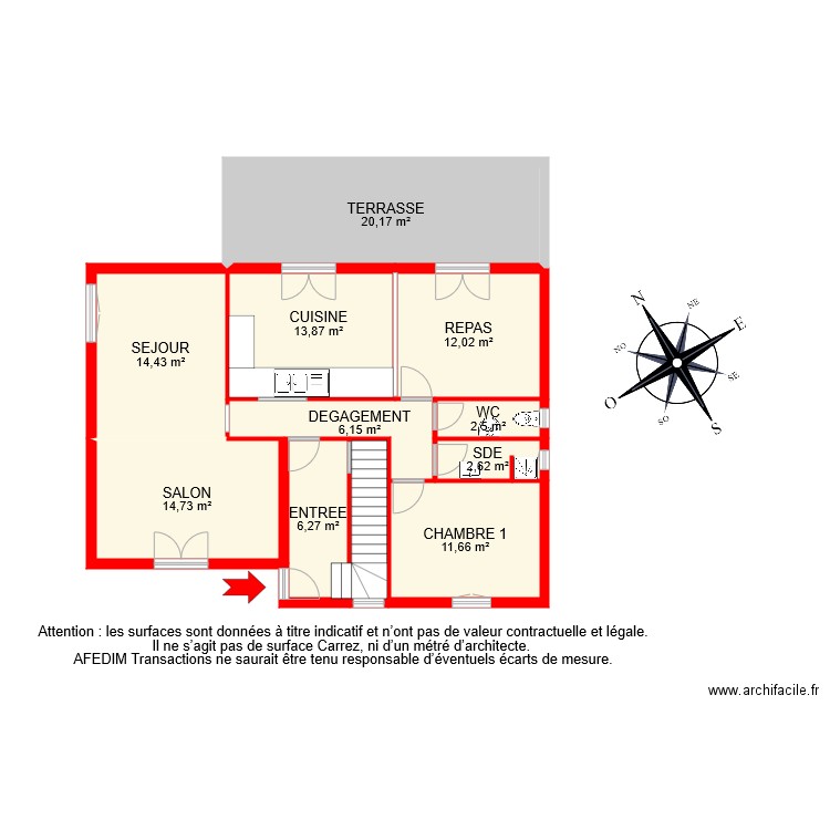 BI 7724 RDC . Plan de 0 pièce et 0 m2