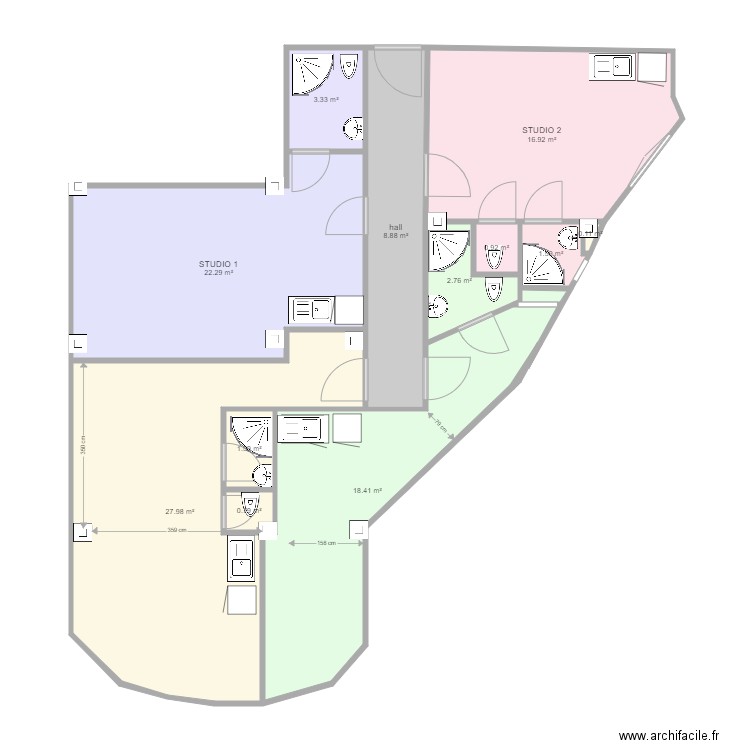 CONDORCETPROJ1. Plan de 0 pièce et 0 m2