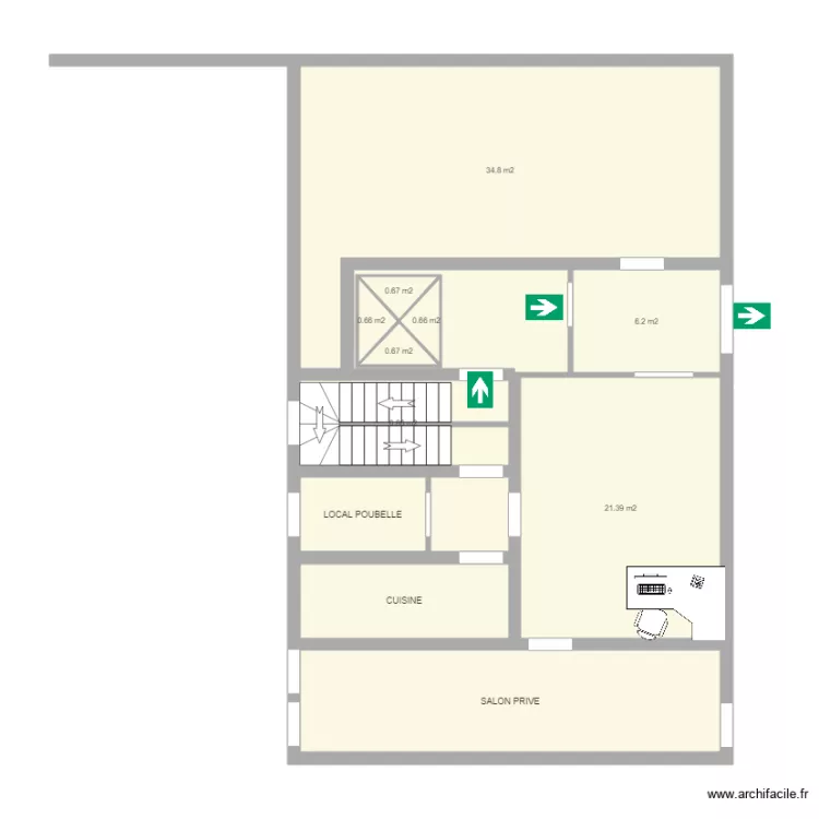 COMPLEMENT DOSSIER ADAP HOTEL DE FRANCE 1 ETAGE. Plan de 