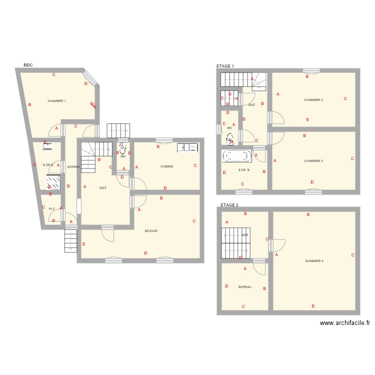 WERMELINGER. Plan de 0 pièce et 0 m2