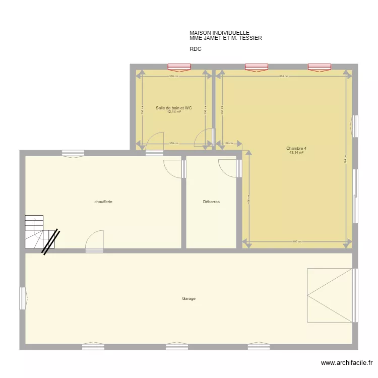 JAMET TESSIER. Plan de JAMET TESSIER. Plan de