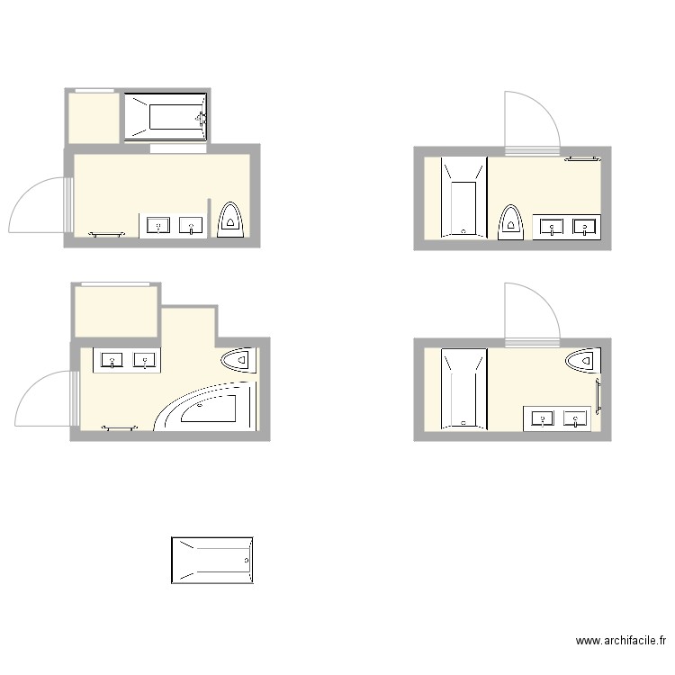 Salle de bain enfants 1. Plan de 0 pièce et 0 m2