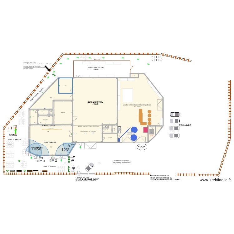 plan Johanna. Plan de 17 pièces et 1105 m2