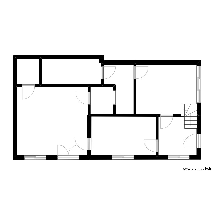 BIGOIS. Plan de 12 pièces et 129 m2