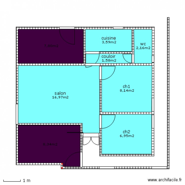 plan bepanda. Plan de 0 pièce et 0 m2